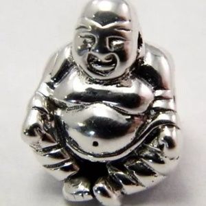 Authentic Pandora retired Smiling Buddah #790478